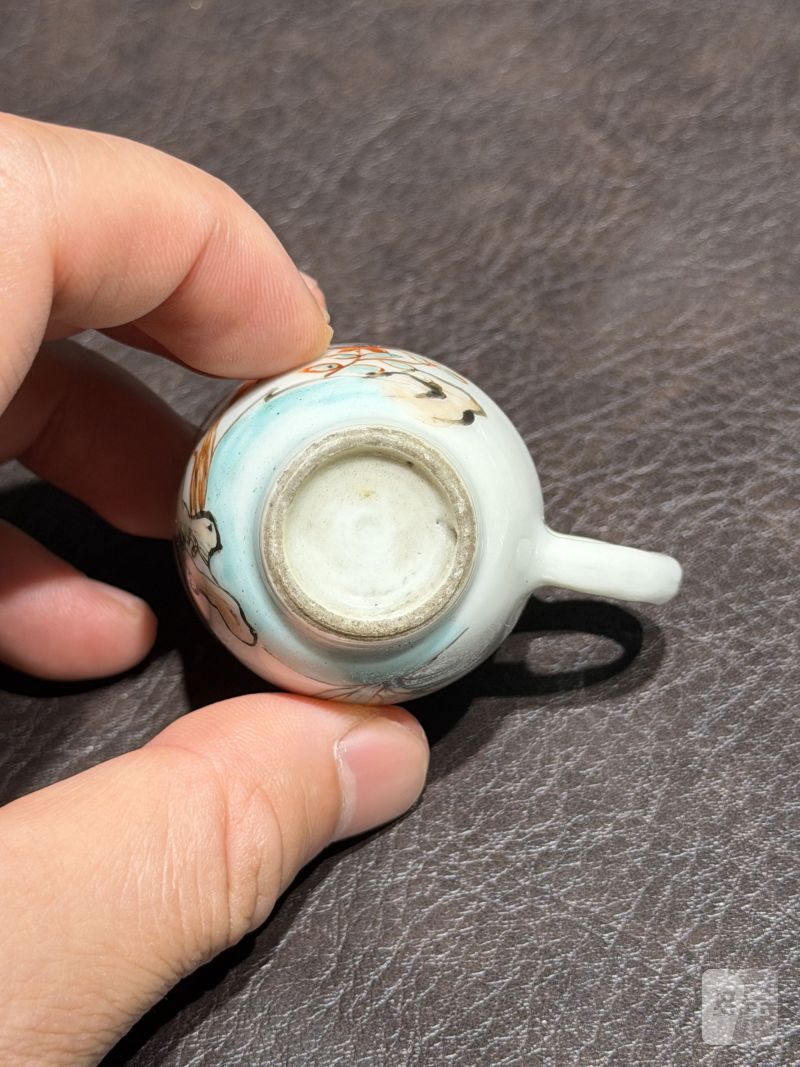 清乾隆 粉彩花鸟纹茶具一套25件 - 图144